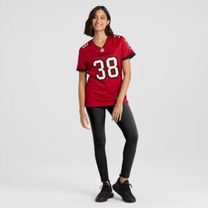 Derrek Pitts Tampa Bay Buccaneers Nike Women's  Game Jersey -  Red photo 4 topcoolteez