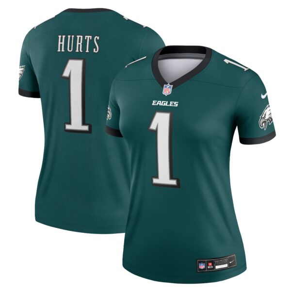 Jalen Hurts Philadelphia Eagles Nike Women's Legend Player Performance Top - Midnight Green photo 1 topcoolteez