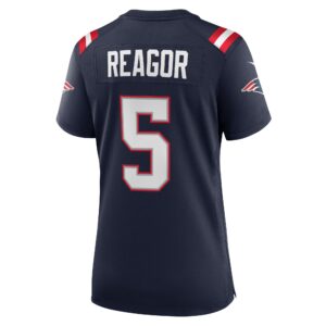 Jalen Reagor New England Patriots Nike Women's Team Game Jersey -  Navy photo 3 topcoolteez