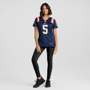 Jalen Reagor New England Patriots Nike Women's Team Game Jersey -  Navy photo 4 topcoolteez