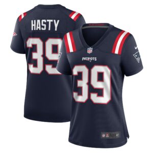 Jamycal Hasty New England Patriots Nike Women's Team Game Jersey -  Navy photo 1 topcoolteez