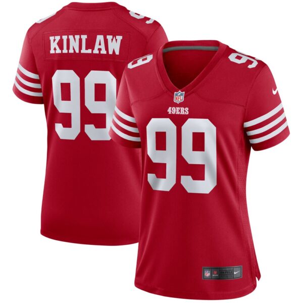 Javon Kinlaw San Francisco 49ers Nike Women's Player Jersey - Scarlet photo 1 topcoolteez
