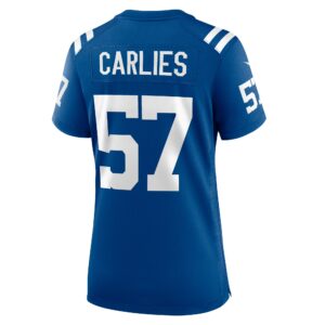 Jaylon Carlies Indianapolis Colts Nike Women's Game Jersey -  Royal photo 3 topcoolteez