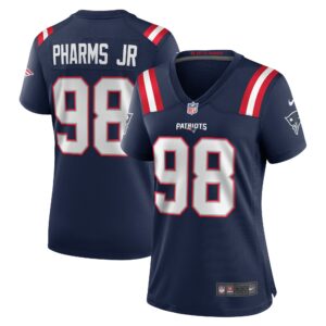 Jeremiah Pharms Jr. New England Patriots Nike Women's  Game Jersey -  Navy photo 1 topcoolteez