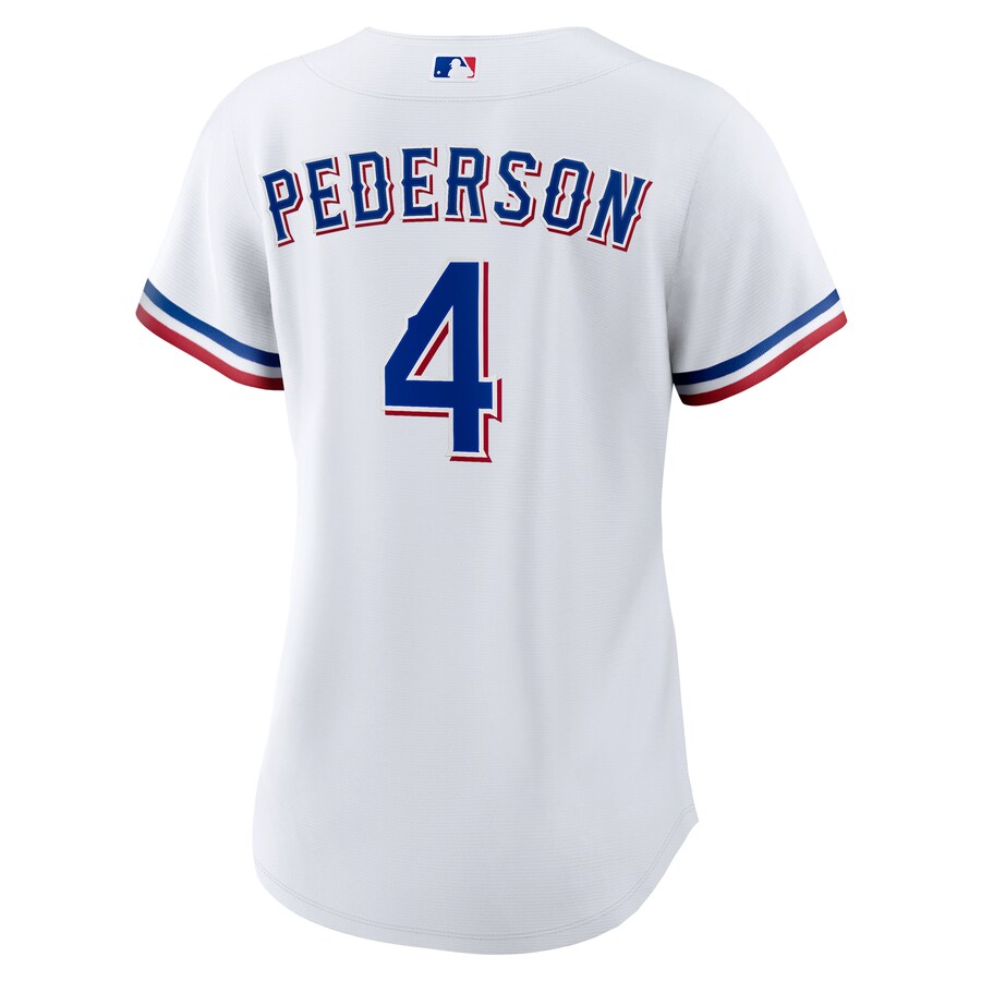 Joc Pederson Texas Rangers Nike Women's Home Topcoolteez Jersey - White photo 3 topcoolteez