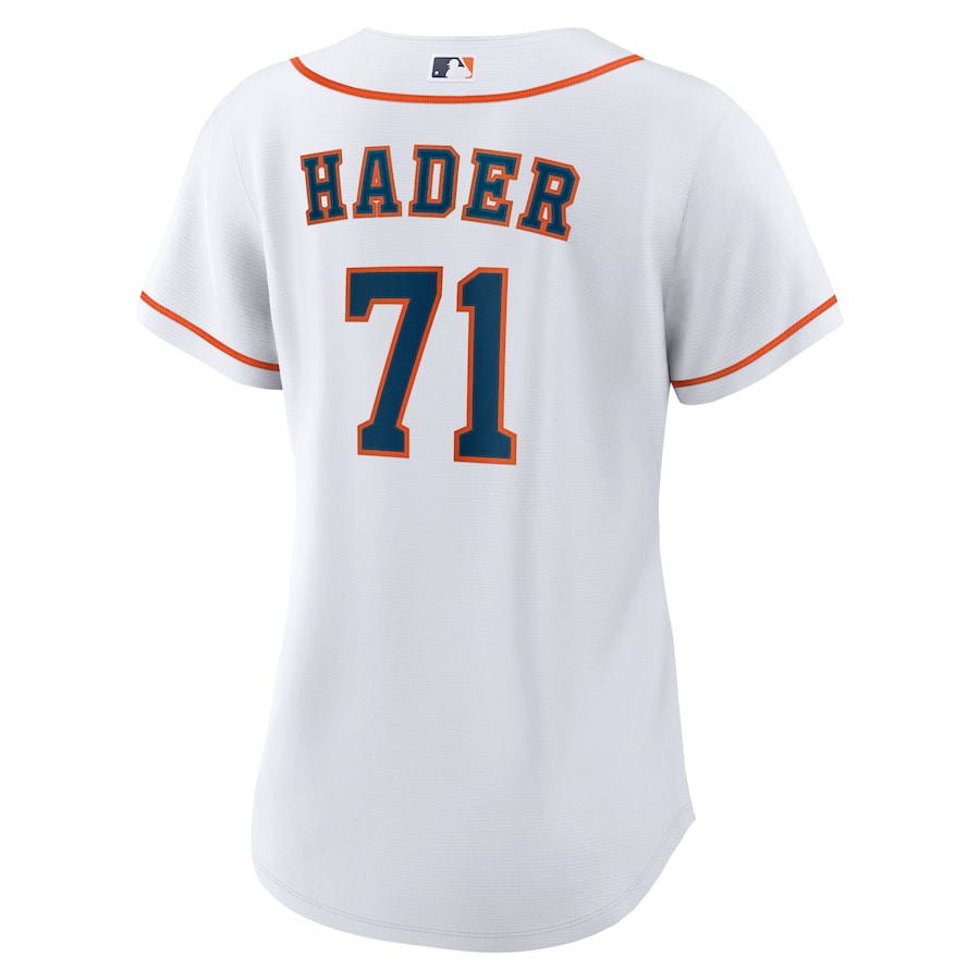 Josh Hader Houston Astros Nike Women's Home Topcoolteez Jersey - White photo 3 topcoolteez
