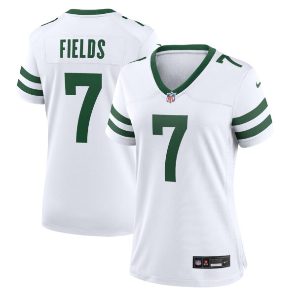 Justin Fields New York Jets Nike Women's Game Jersey -  White photo 1 topcoolteez