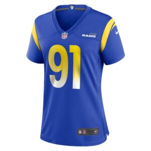 Kobie Turner Los Angeles Rams Nike Women's Home Game Jersey - Royal photo 2 topcoolteez