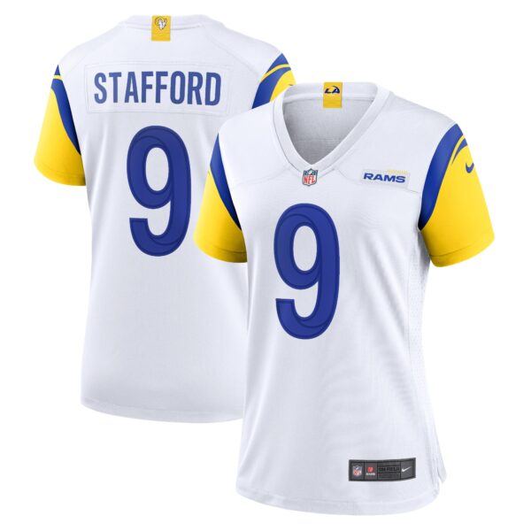 Matthew Stafford Los Angeles Rams Nike Women's Alternate Game Jersey - White photo 1 topcoolteez