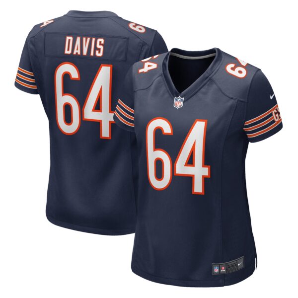 Nate Davis Chicago Bears Nike Women's  Game Jersey -  Navy photo 1 topcoolteez