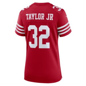 Patrick Taylor Jr. San Francisco 49ers Nike Women's Team Game Jersey -  Scarlet photo 3 topcoolteez