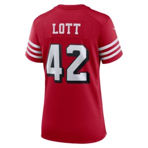 Ronnie Lott San Francisco 49ers Nike Women's Alternate Game Jersey - Scarlet photo 3 topcoolteez