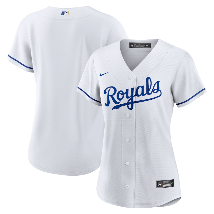 Kansas City Royals Nike Women's Home Topcoolteez Team Jersey - White photo 1 topcoolteez