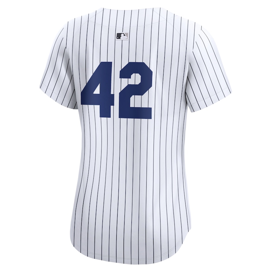 New York Yankees Nike Women's 2024 Jackie Robinson Day Home Limited Jersey – White photo 3 topcoolteez