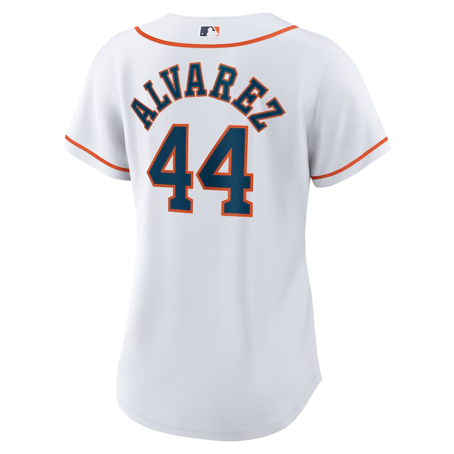 Yordan Alvarez Houston Astros Nike Women's Home Topcoolteez Jersey - White photo 3 topcoolteez