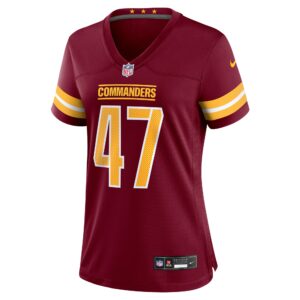 Zane Gonzalez Washington Commanders Nike Women's  Game Jersey -  Burgundy photo 2 topcoolteez