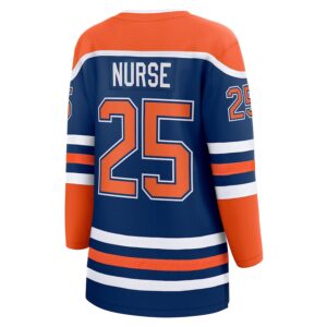 Darnell Nurse Edmonton Oilers Fanatics Women's Home Breakaway Player Jersey - Royal photo 3 topcoolteez
