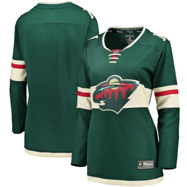 Minnesota Wild Fanatics Women's Breakaway Home Jersey - Green photo 1 topcoolteez