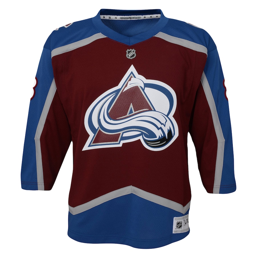 Cale Makar Colorado Avalanche Youth Home Topcoolteez Player Jersey - Burgundy photo 2 topcoolteez