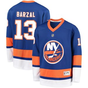 Mathew Barzal New York Islanders Youth Home Player Topcoolteez Jersey - Royal photo 1 topcoolteez