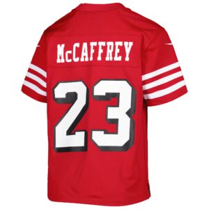 Christian McCaffrey San Francisco 49ers Nike Youth Game Jersey - Scarlet photo 3 topcoolteez