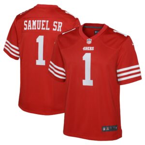 Deebo Samuel Sr San Francisco 49ers Nike Youth Game Player Jersey - Scarlet photo 1 topcoolteez