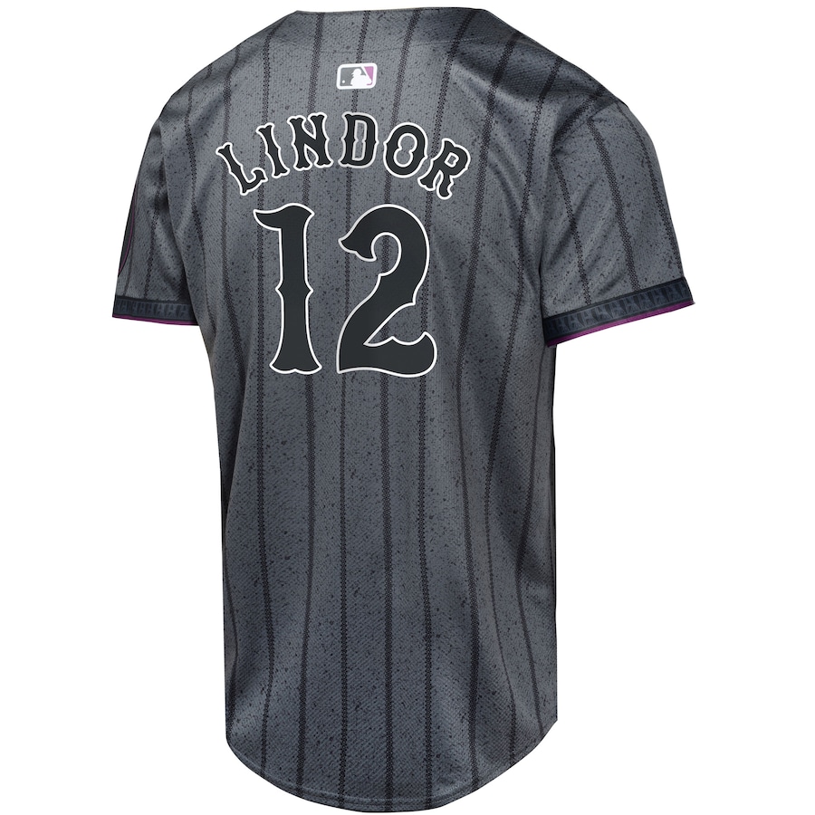 Francisco Lindor New York Mets Nike Youth 2024 City Connect Limited Player Jersey - Graphite photo 3 topcoolteez