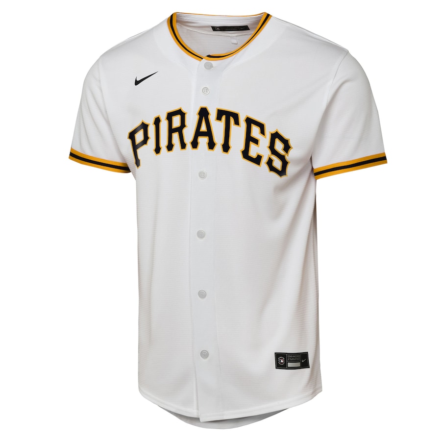 Paul Skenes Pittsburgh Pirates Nike Youth Home Topcoolteez Player Jersey - White photo 2 topcoolteez