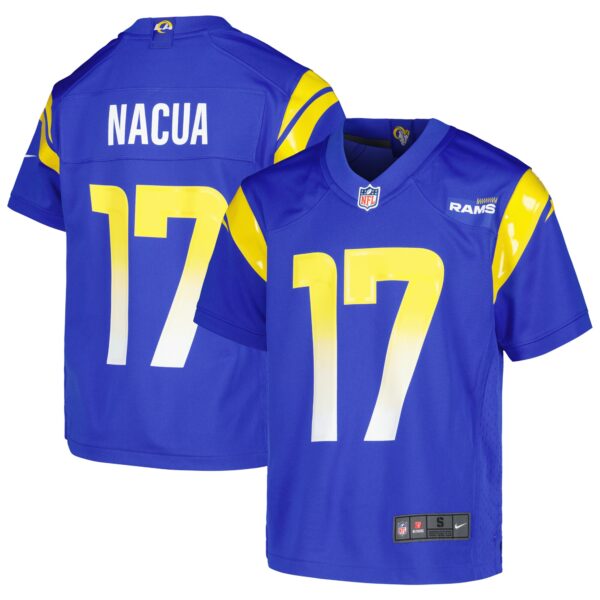 Puka Nacua Los Angeles Rams Nike Youth Game Jersey - Royal photo 1 topcoolteez