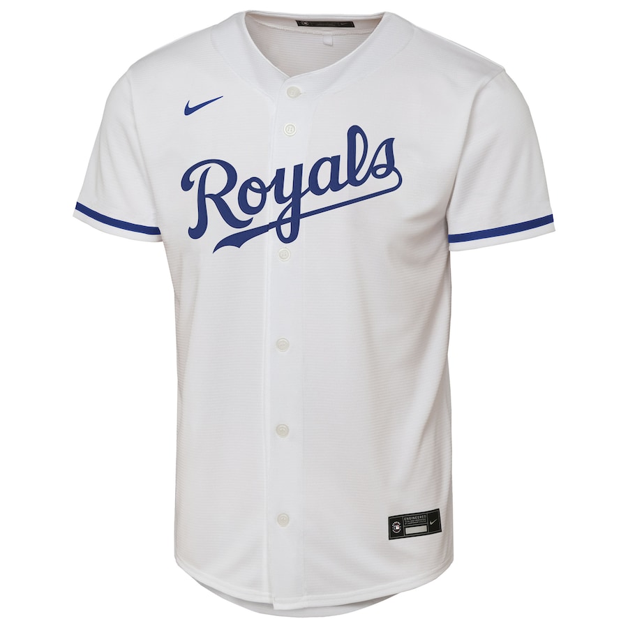 Kansas City Royals Nike Youth Home Topcoolteez 2.0 Jersey - White photo 2 topcoolteez