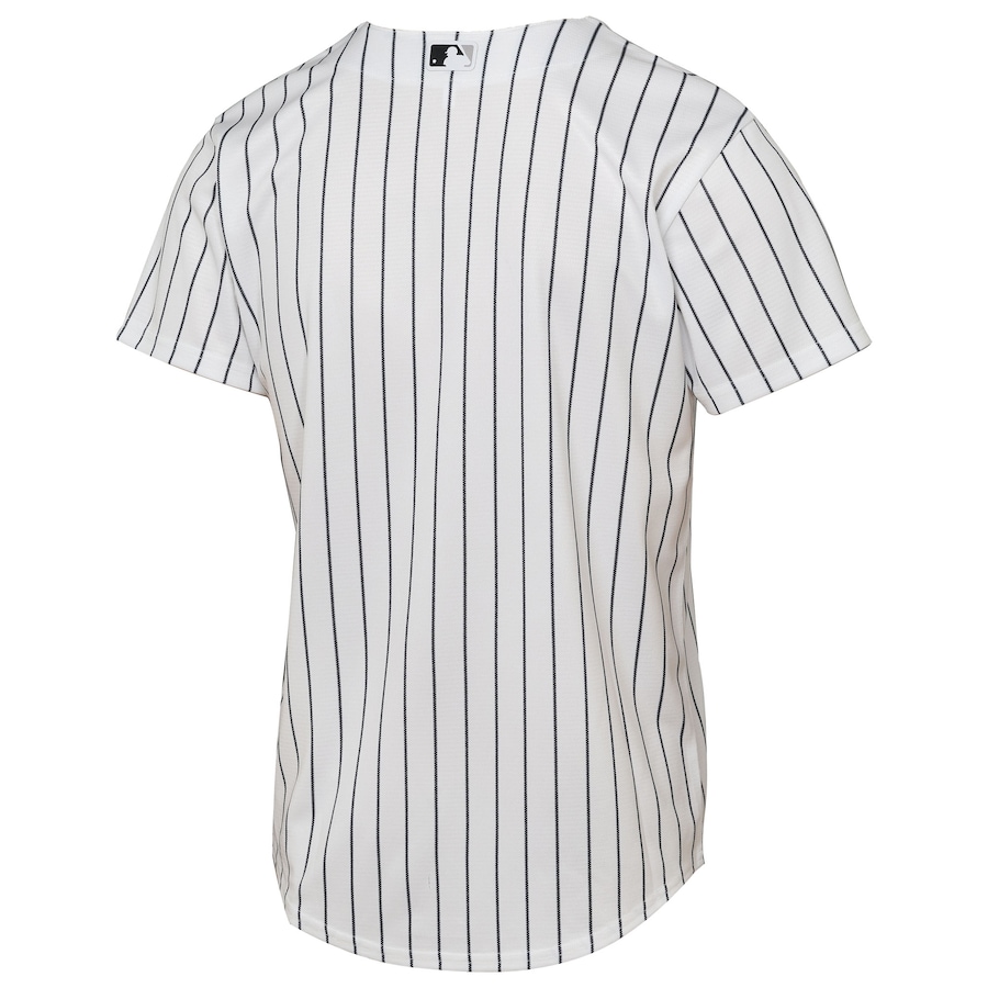 New York Yankees Nike Youth Home Topcoolteez 2.0 Jersey - White photo 3 topcoolteez